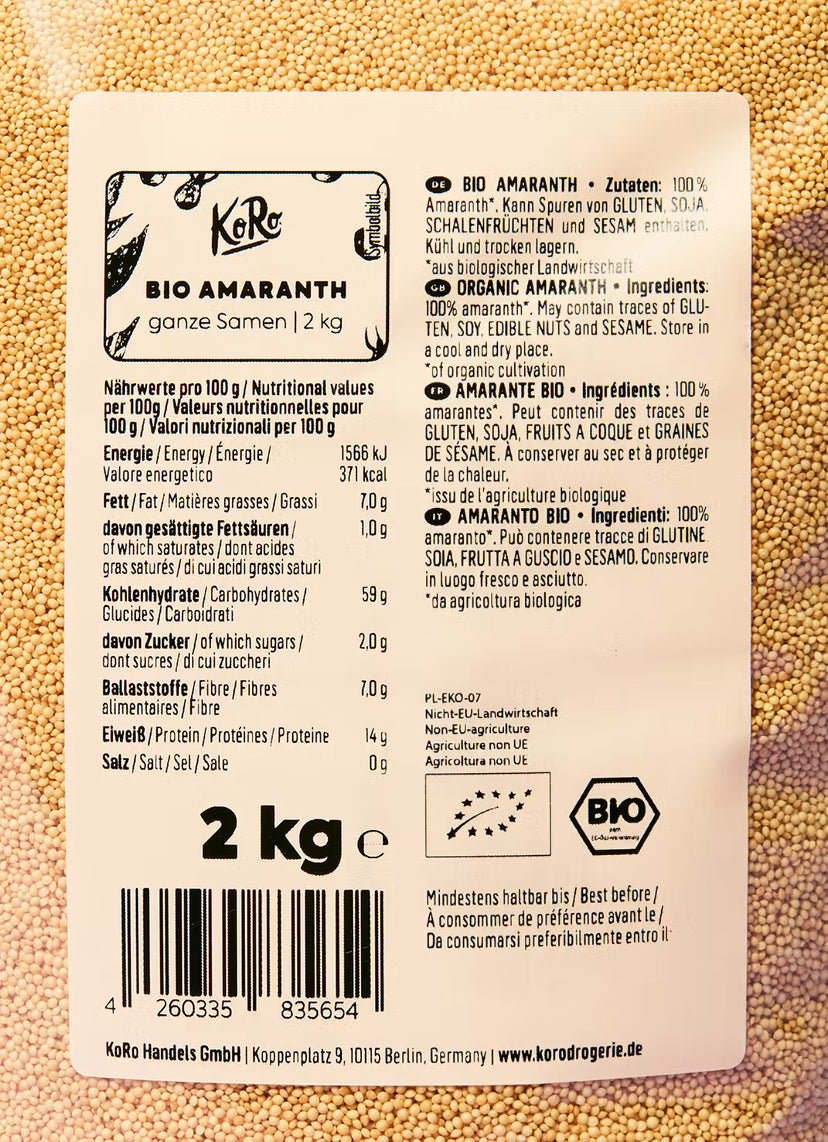 Bio Amaranth 2Kg