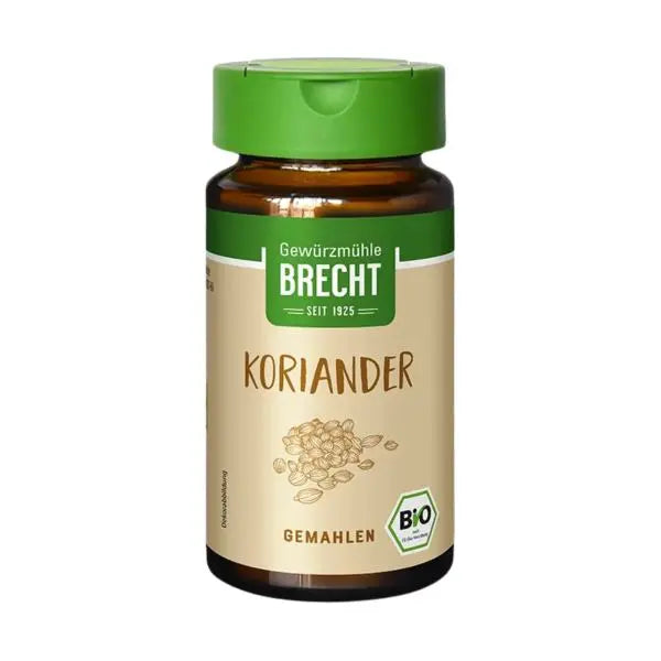Bio Koriander gemahlen im Glas - Brecht