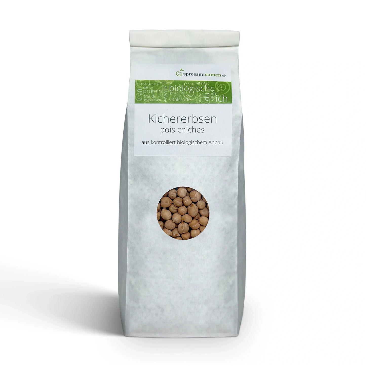 Bio Kichererbsen Sprossen | Keimsaat für Microgreens & Keimglas 500g