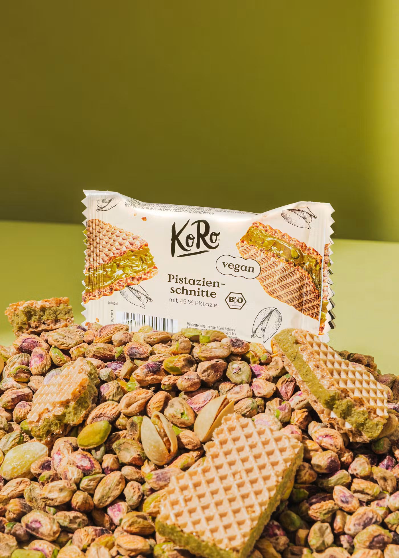 Bio Pistazienschnitte mit 45 % Pistazie 22g
