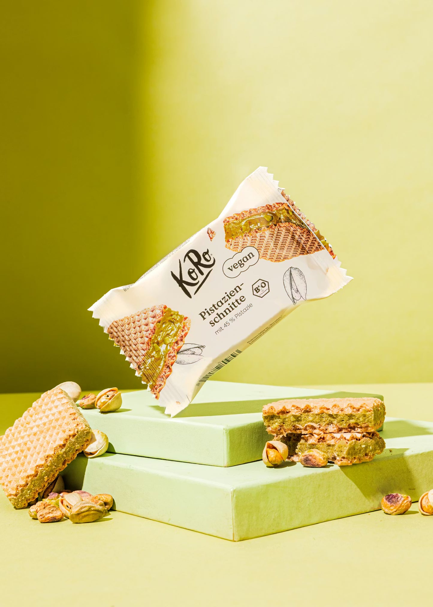 Bio Pistazienschnitte mit 45 % Pistazie 22g