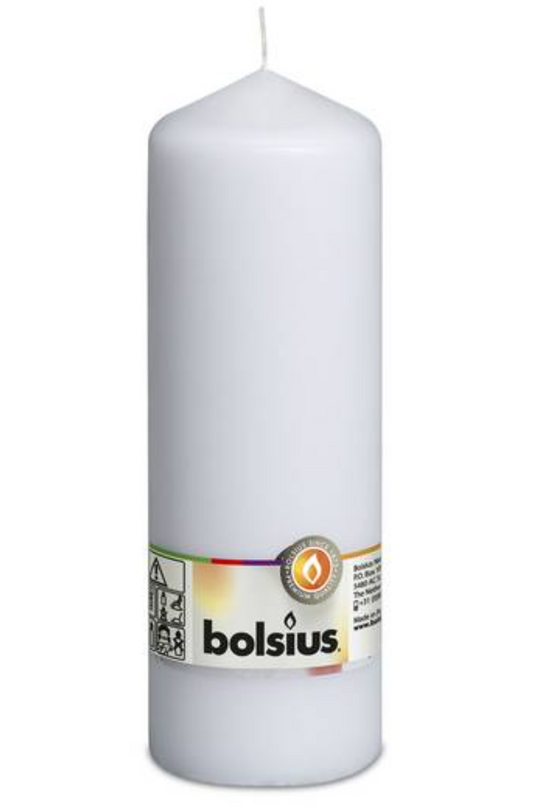 Bolsius - Stumpenkerze 200/68mm - Weiß