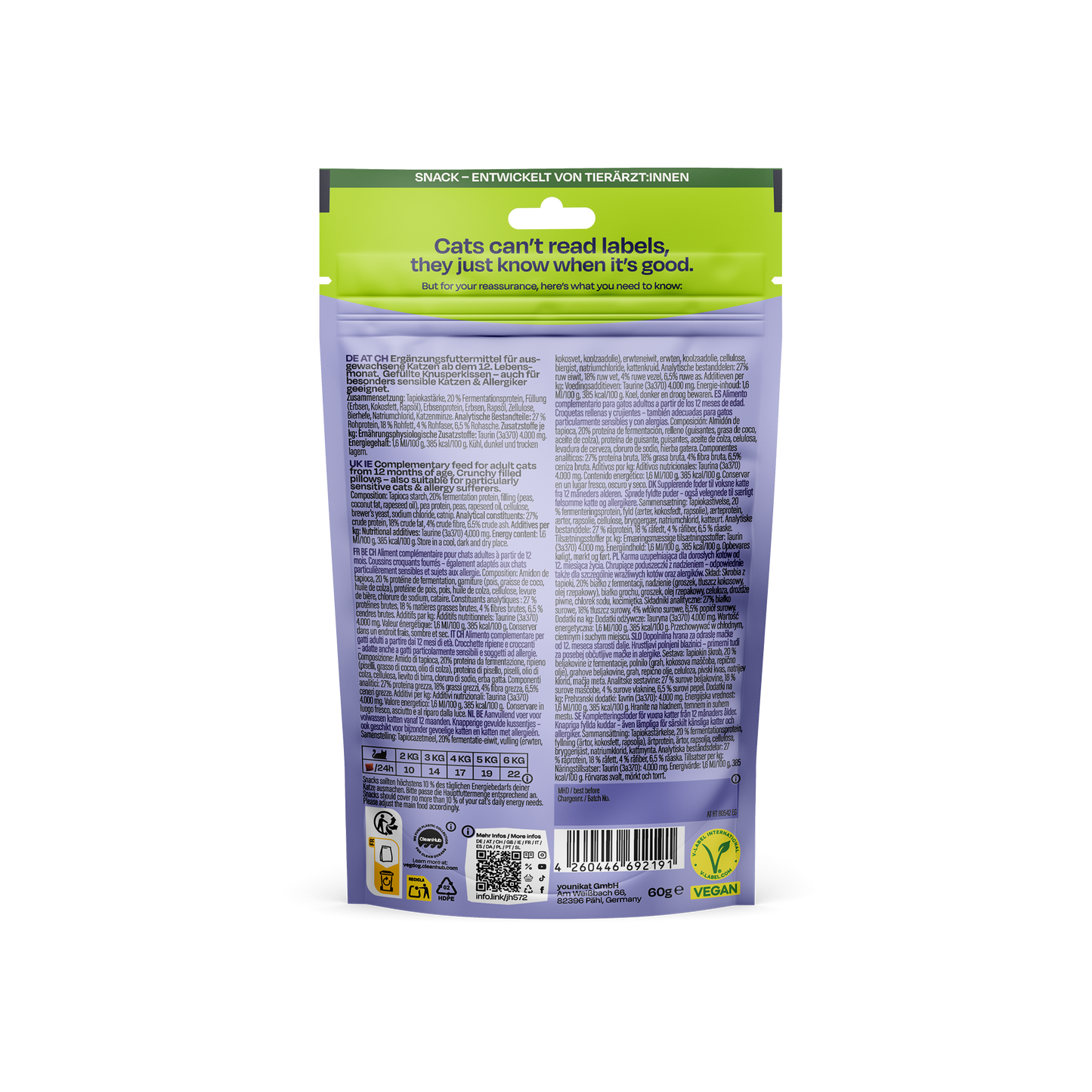 VegCat Pure Bites 60 g