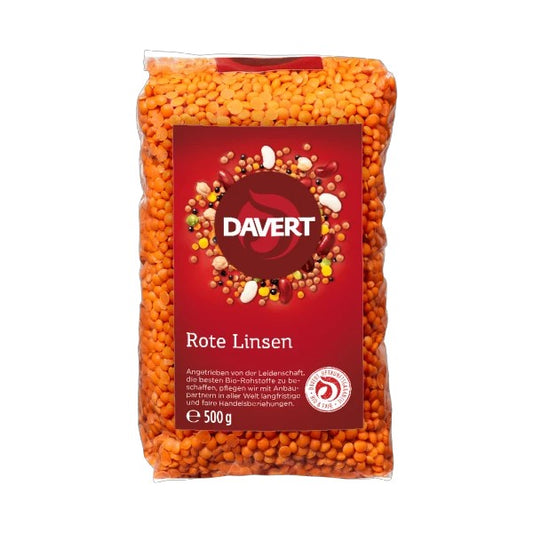 Rote Bio-Linsen 500g - Davert