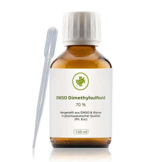DMSO 150ml - Dimethylsulfoxid 70 % (Ph. Eur.) in Braunglasflasche