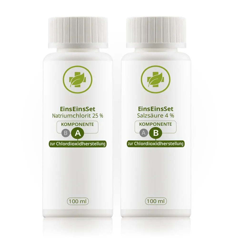 1:1‑Set zur Herstellung einer Chlordioxid‑Lösung