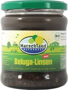 Beluga-Linsen im Glas - Bio - 370ml Marschland